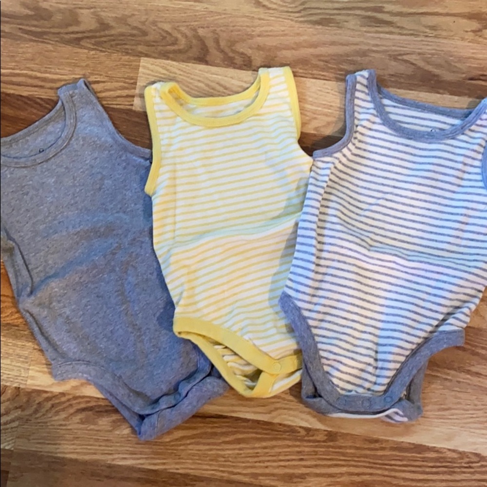 Moon and Back Tank top Onesie Bundle